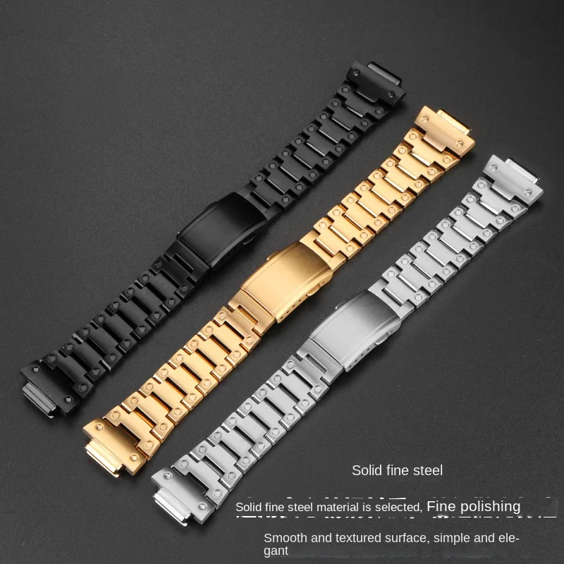 DW5600 metal case+strap for Casio G-SHOCK DW-5600 GW-M5610 GW-B5600 personalized modification DIY set watch parts accessories