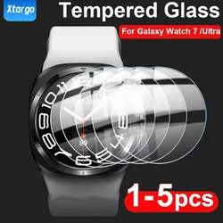 Tempered Glass for Samsung Galaxy Watch 7 Ultra/Watch 7 FE 40mm 44mm 47mm HD Screen Protector Anti-Scratch Clear Protective Film