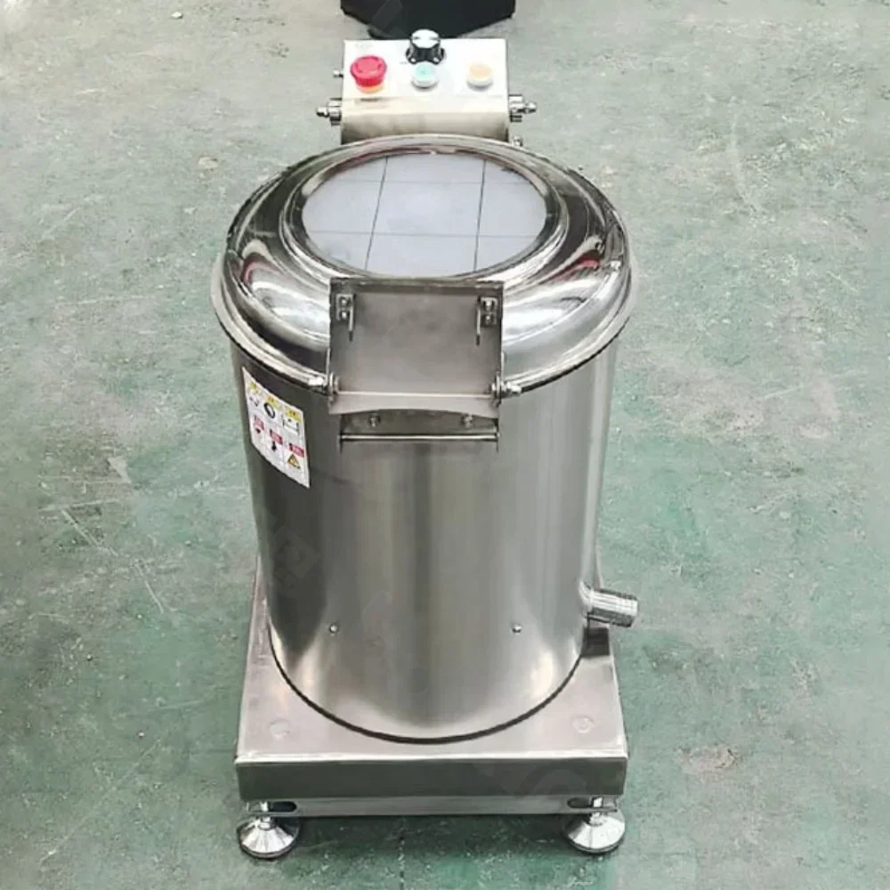 Green Vegetables Dewatering MachineFood Dehydrator Stainless Steel Centrifugal Cabbage Spin Dryer Dehydrator