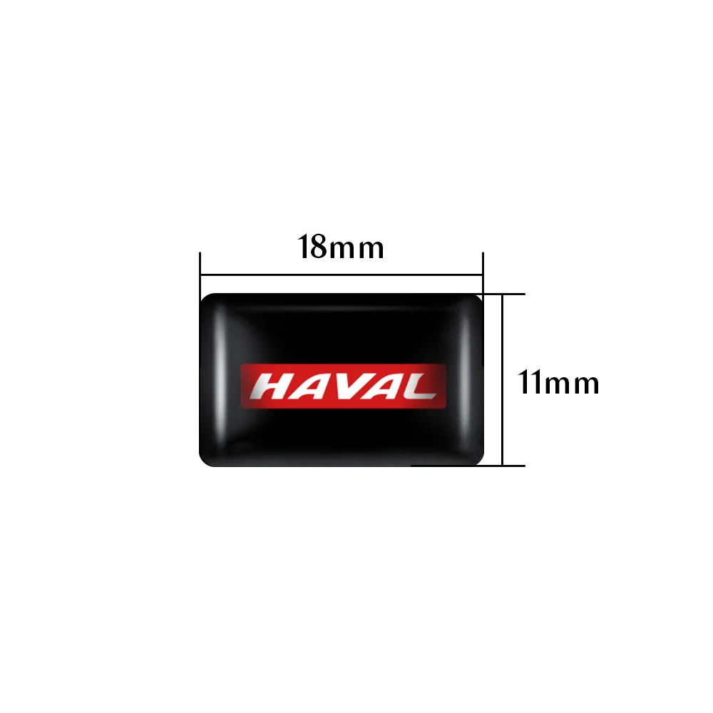 3D 에폭시 자동차 인테리어 스티커 데칼 장식 액세서리, Haval Dargo Jolion M6 H9 H6S F7 F7X H2 H3 H5 H6 H7 H8 M4, 10PC