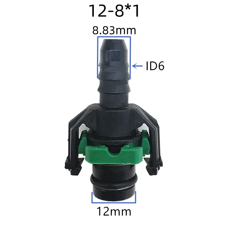 12-8*1 16-15X1.5 Delong Fuel line quick connector auto plastic fittings for big truck female connectors 20pcs a lot