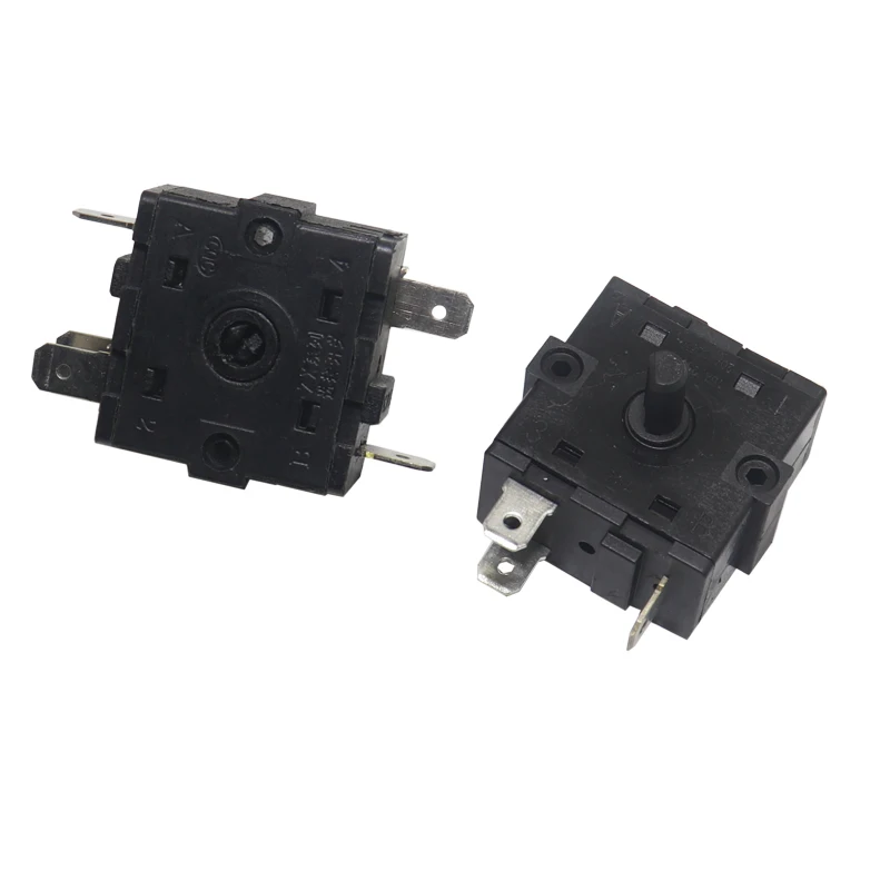 【3-1PCS】5 Pole 4 Electric Heater Gear Knob Switch 2 Pole 2 Selector Temperature Control Switch 3 Pole 3