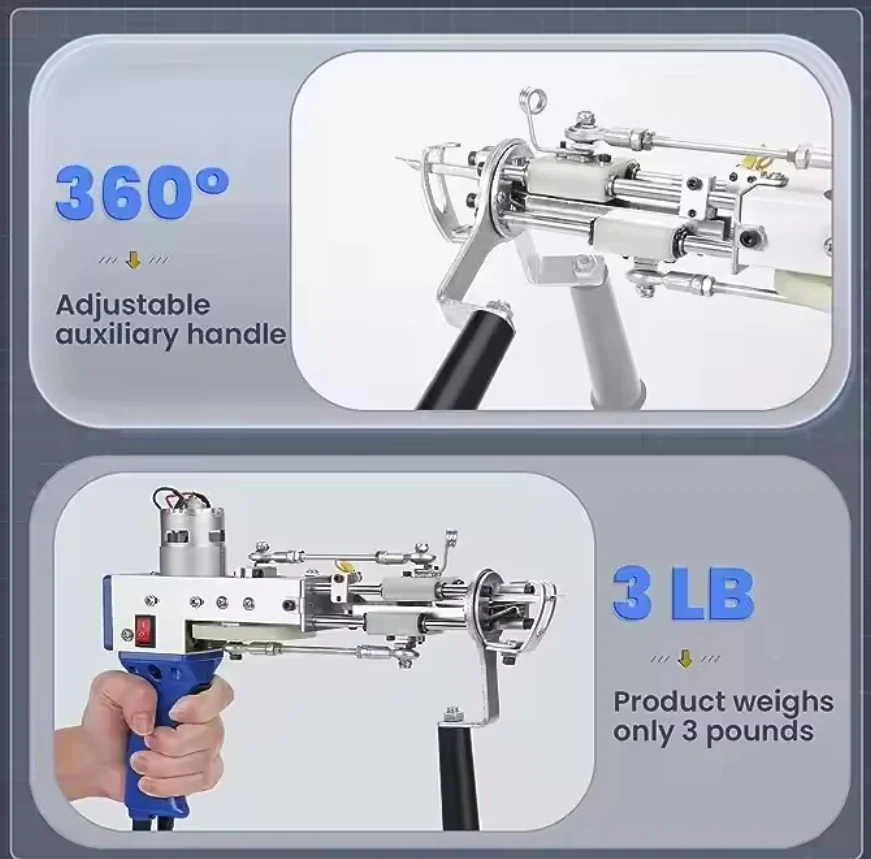 Carpet Weaving Gun Suitable for Carpet Electric Tufting Gun Tufting  Automatic Carpet Weaving