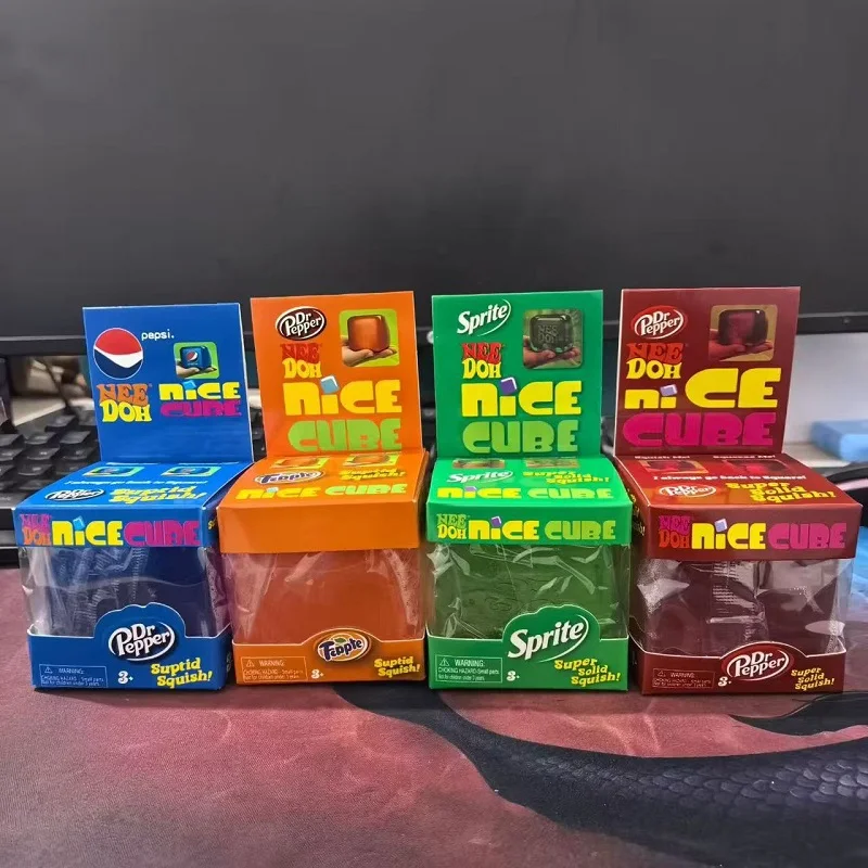 2026 Needoh Nice Cube Schyling Sensorischer Stressball Fingerspitzen-Spielzeug Knautsch-Musikspielzeug Beliebtester Würfel für Erwachsene & Kinder Geschenk