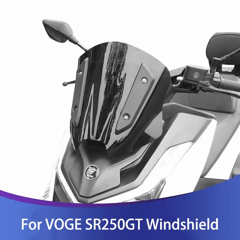 

For VOGE SR250GT Motorcycle Competition Windshield Modification 2024 Sr250gt Sports Windshield Accessories Thickened Deflector