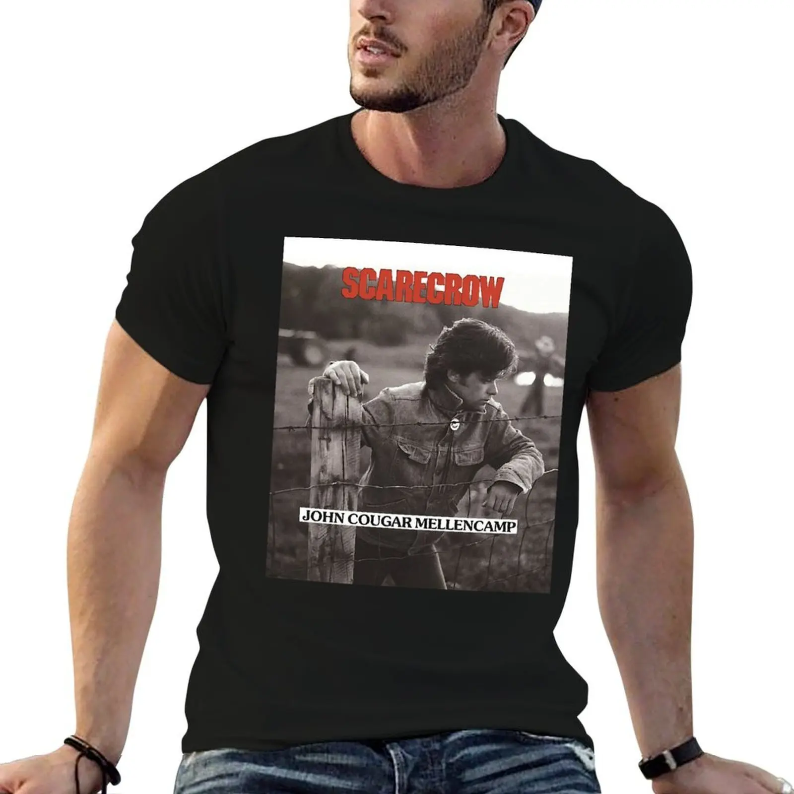 

Mens Best John Musician Artist Actor Mellencamp Director Funny Gift For T-Shirt man t shirts cotton t shirt man casual T-Shirt
