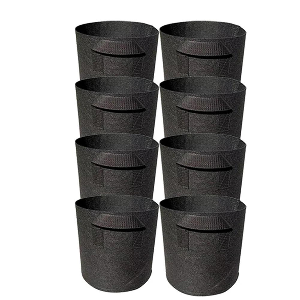 

Reusable Nonwoven Plant Pot Set 8 Pieces for Pond For Aquatic Plants Lily Potato Carrot Onion Breathable Fabric