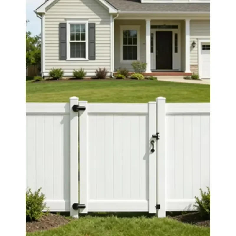 Eco-friendly WPC Privacy Fence PVC Coating Easy Installation Waterproof Fireproof for Garden Villa Outdoor Spaces (7ft Height