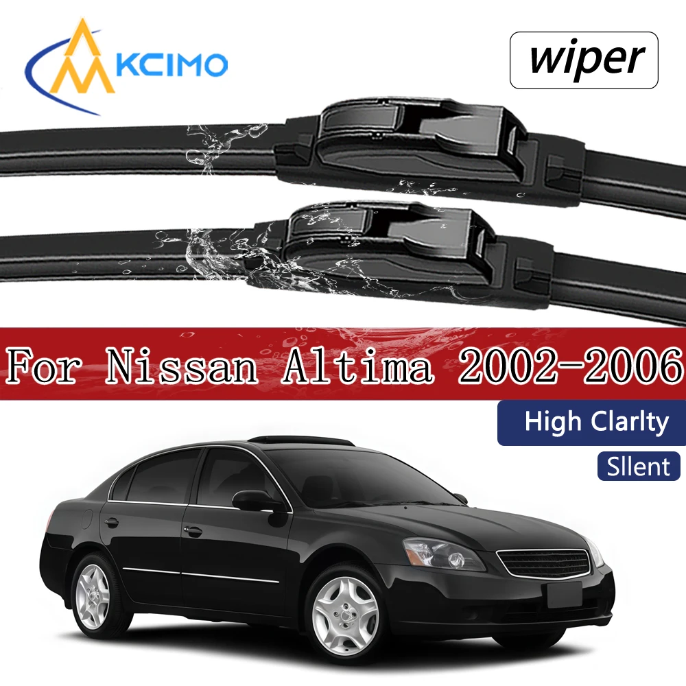 

Front Windshield Wiper Blade Pair Exact Fit For Nissan Altima L31 2002-2006 Driver & Passenger Side Guaranteed Fit
