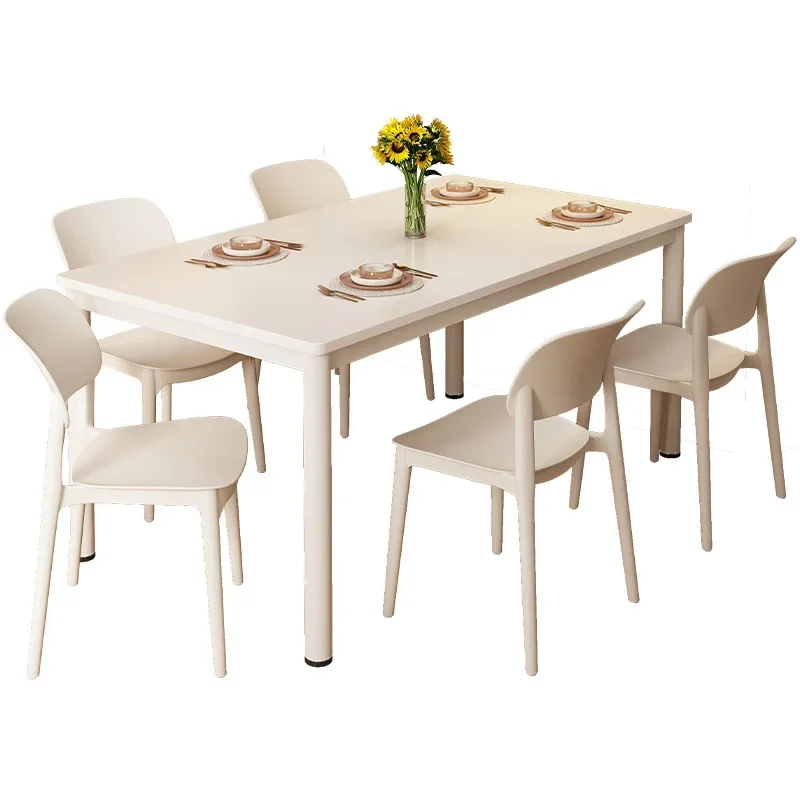 

Dining Table Modern Simple Rectangular Eating Table Rental House Small Apartment Long Strip Simple Table Restaurant Dining Table