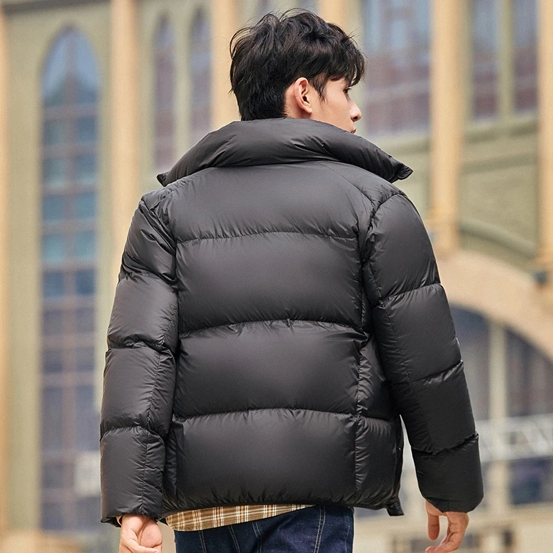 SEMIR Brand Down Jacket Men Casual Fashion Winter  For  Hooded Windbreaker White Duck  Coat Male Waterproof Clothes