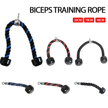 Fitness Home Gym Cable Machines Attachment Crossfit Bodybuilding Muscle Strength Training Workout Accessories Tricep Excercise 1