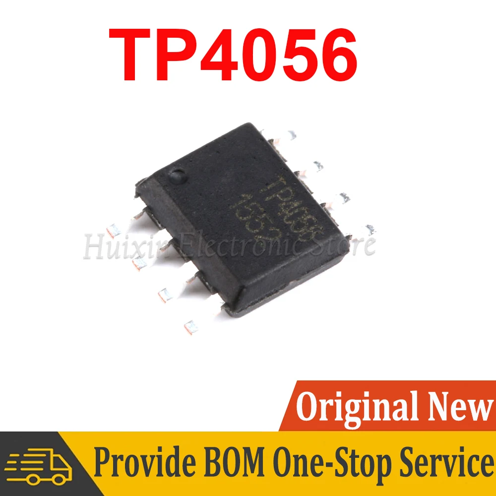 10pcs TP4056 4056 SOP-8 4056E TC4056 4056A Linear lithium ion battery charger chip New and Original IC Chipset