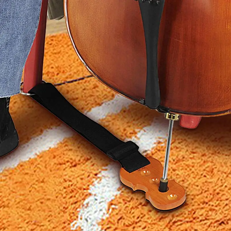 Cello Rock Stop Adjustable Cello Antiskid Device Endpin Rest Holder Wear-Resistant Cello Anti-Slip Mat Cello Accessories For