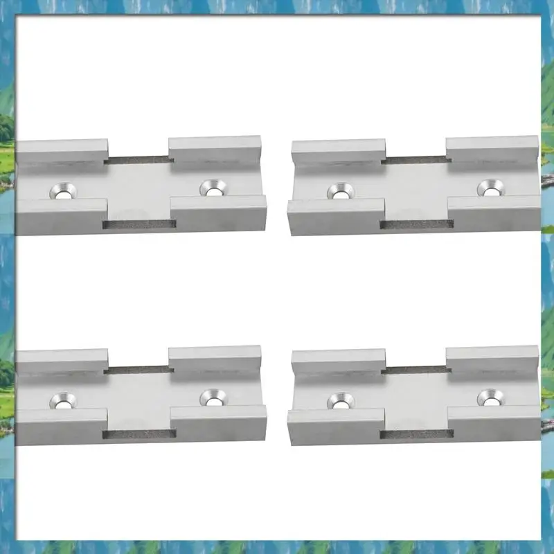 Mar.4X 80Mm T-Track Connector T-Slot Miter Track Jig Fixture Slot Connector For Router Table