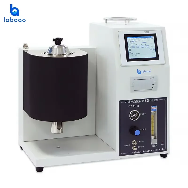 High Accuracy Carbon Residue Tester for Petroleum Oil Lubricant Fuel Oil Testing Lab Equipment 1 Year Warranty