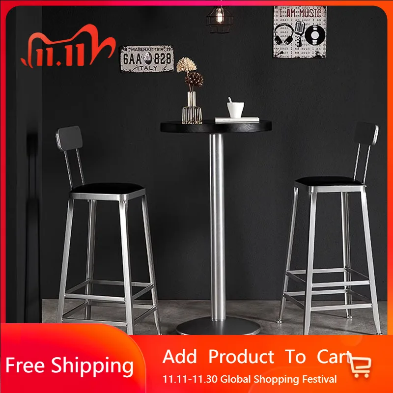 

Counter Accent Bar Chairs Reception Desks Bedroom Minimalist Metal Bar Chairs Comfortable Camping Chaise De Bar Salon Furniture