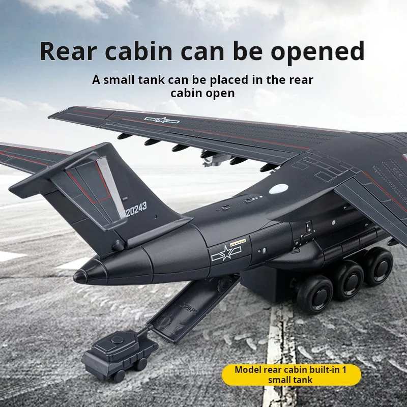 

1/180 Tansport 20 Alloy Large Aircraft Diecast model Sound Light Multifunction Exquisite Decoration Kid Toys Collect accurate re