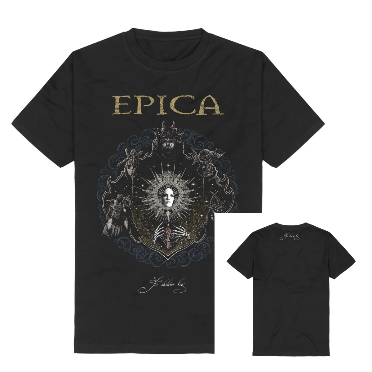 Epica THE PHANTOM AGONY Band T-Shirt 100 % Baumwolle Grafik-T-Shirt Herren Damen Sommer Streetwear Top – Detail 4