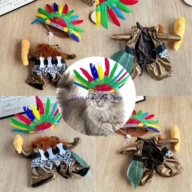 مجموعة أزياء COSPLAY الهندية الكلب D0AD