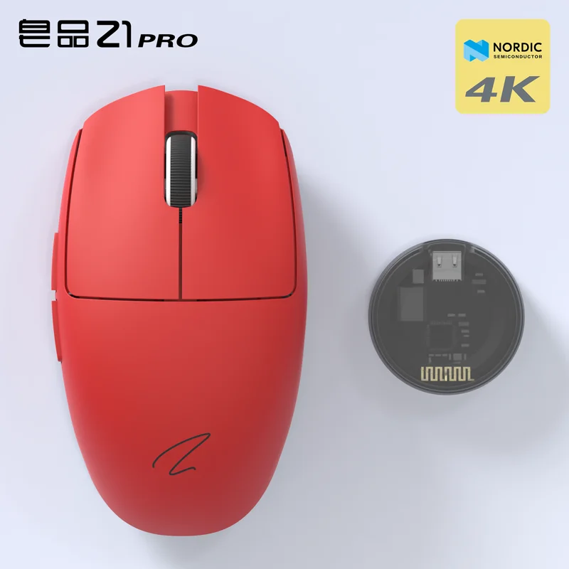 Imagem -05 - Zopin-mouse Gamer sem Fio z1 Pro Modo Duplo Paw3395 Leve E-sports Oco Ergonômico Acessórios de pc Presente