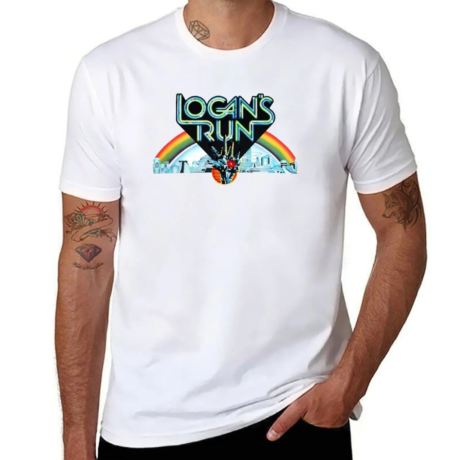 

Logan's Run T-Shirt man t shirt cotton t shirts with prints T-Shirt