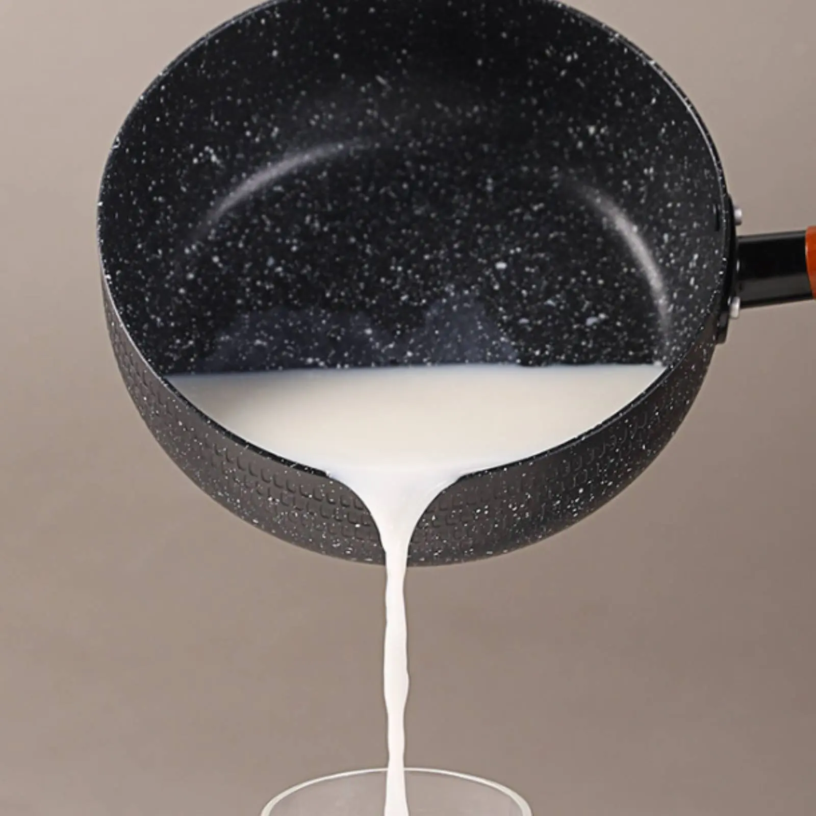 Japanese Yukihira Pan Maifan Stone Coating Non-Stick Milk Pan Saucepan Multi-Functional Cookware Easy to Clean for Dorm Room