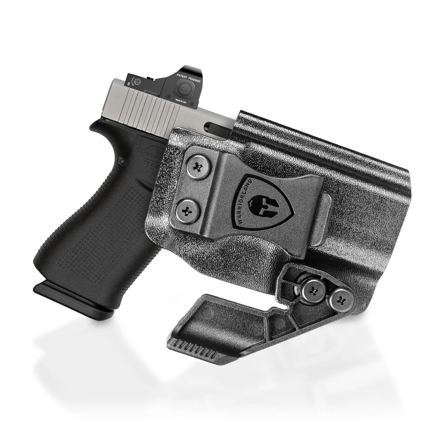 

IWB Kydex Holster Optics Cut with Claw: Glock Glock 43/43X/43X Mos Men's Outdoor Right Concealed Carry Gun Bag