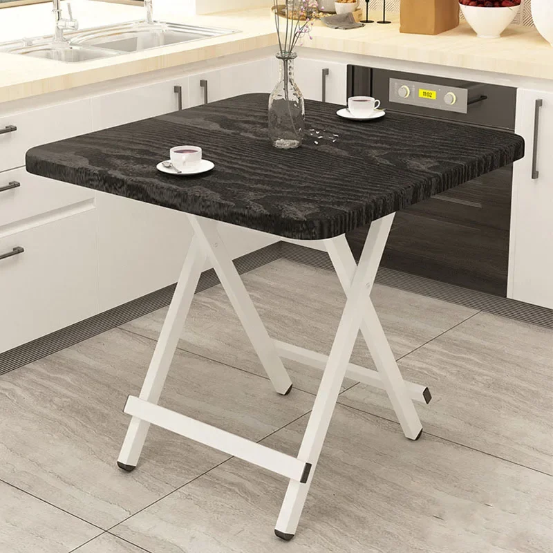 -Wholesale Plaza Small Unit Stall Table Folding Home Simple Portable Dining Table Outdoor Dining Table