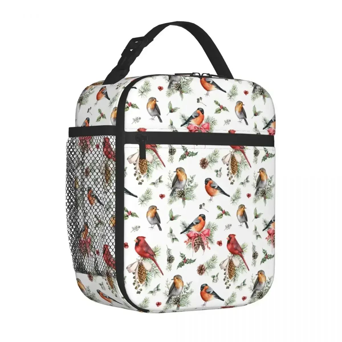 

Northern Cardinal Cardinalis Bird Merch Insulated Lunch Bags for Men Women School Storage Food Box Thermal Cooler Lunch Box