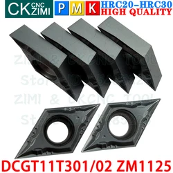 DCGT11T301 DCGT11T302 ZM1125 Carbide Inserts Finishing External Turning Inserts Tools CNC Mechanical Metal Lathe Cutting Tools