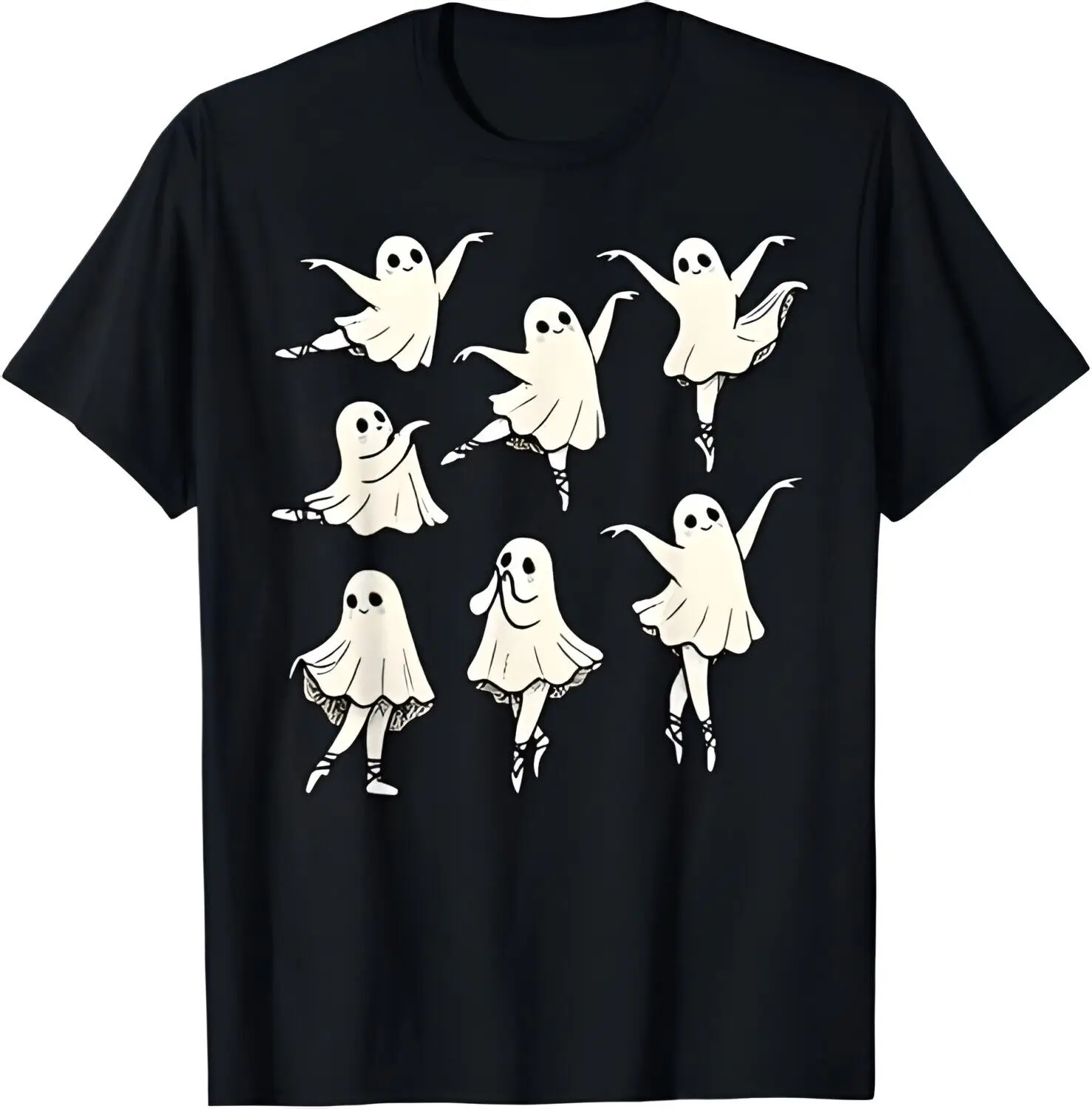 

Ballet Ghost Ballet Dancer Spooky Dance Teacher Halloween T-Shirt