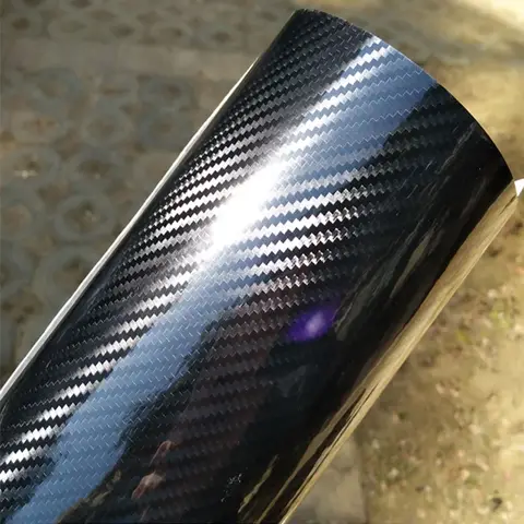 Glossy Carbon Fiber Vinyl Wrap Aomior