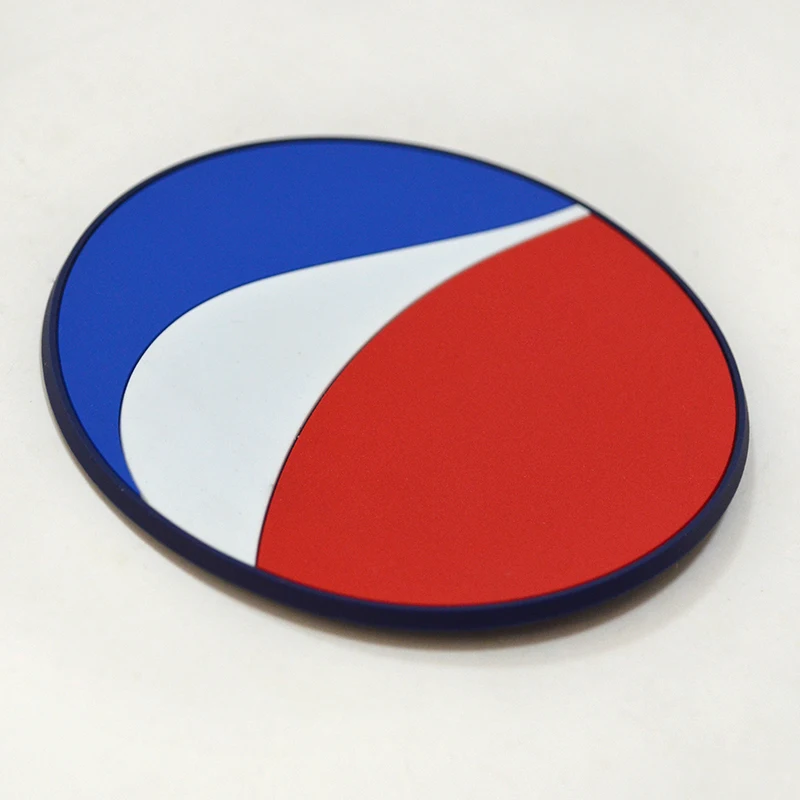 Kola Promotional Custom PVC Soft Rubber Drink Beer Coasters Round Cup Coaster