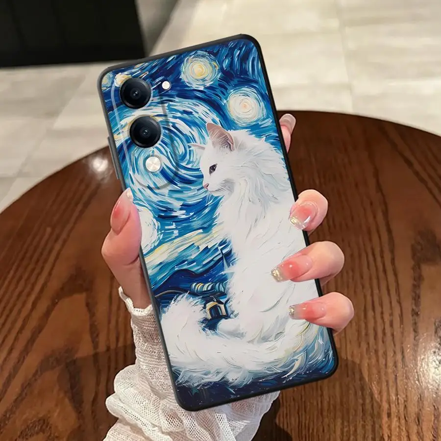 Мягкий чехол для телефона Vivo Y30 Y19 Y33S Y35 Y27 Y12 Y15S Y16 Y17 Y02 Y11 Y31 Y36 Y20 Y21 Y22 Van Gogh Art Мягкий чехол для телефона Vivo Y30 Y19 Y33S Y35 Y27 Y12 Y15S Y16 Y17 Y02 Y11 Y31 Y36 Y20 Y21 Y22 Van Gogh Art