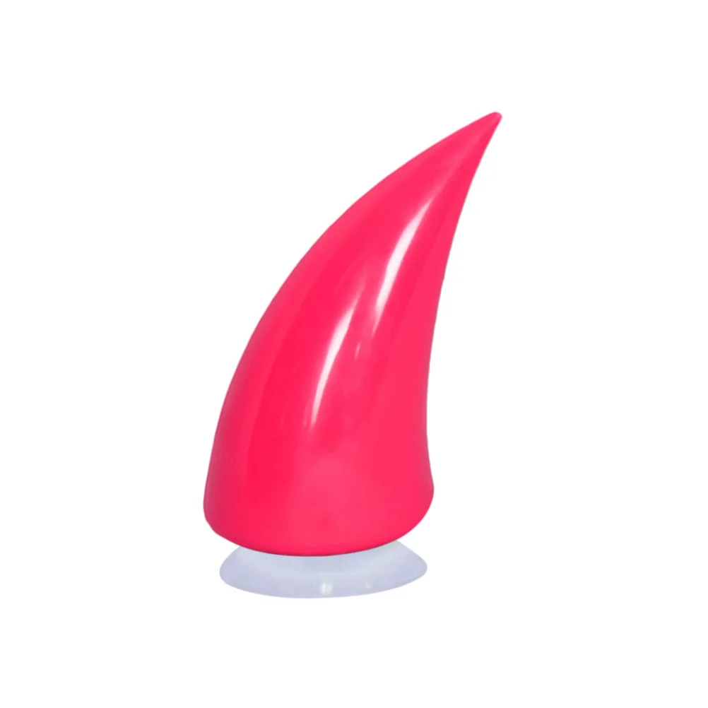 

Мотоциклетный бычий рог, украшение, темно-розовый узор, креативная красочная присоска, забавный рог для мужчин и женщин