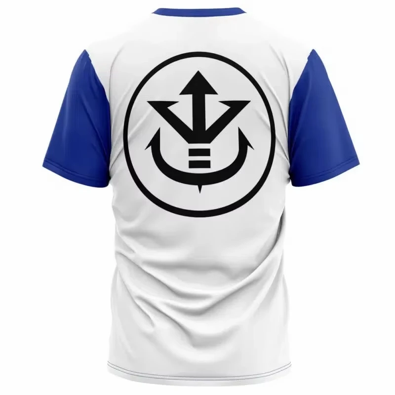 جديد فيغيتا لعبة دراغون بول Z تي شيرت موضة انمي ياباني ملابس مطبوعة تي شيرت الجولة الرقبة قمصان قصيرة الأكمام تي شيرت #3