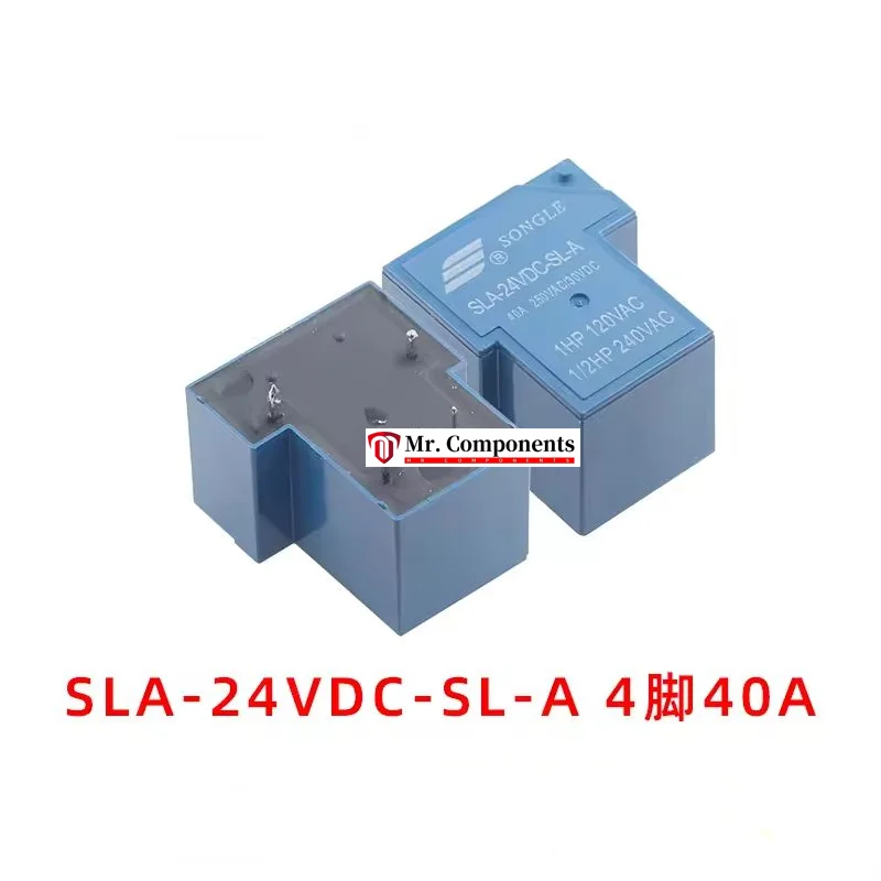 1PCS Relay SLA-24VDC-SL-A 24V 4-pin 40A T90, set normally open New