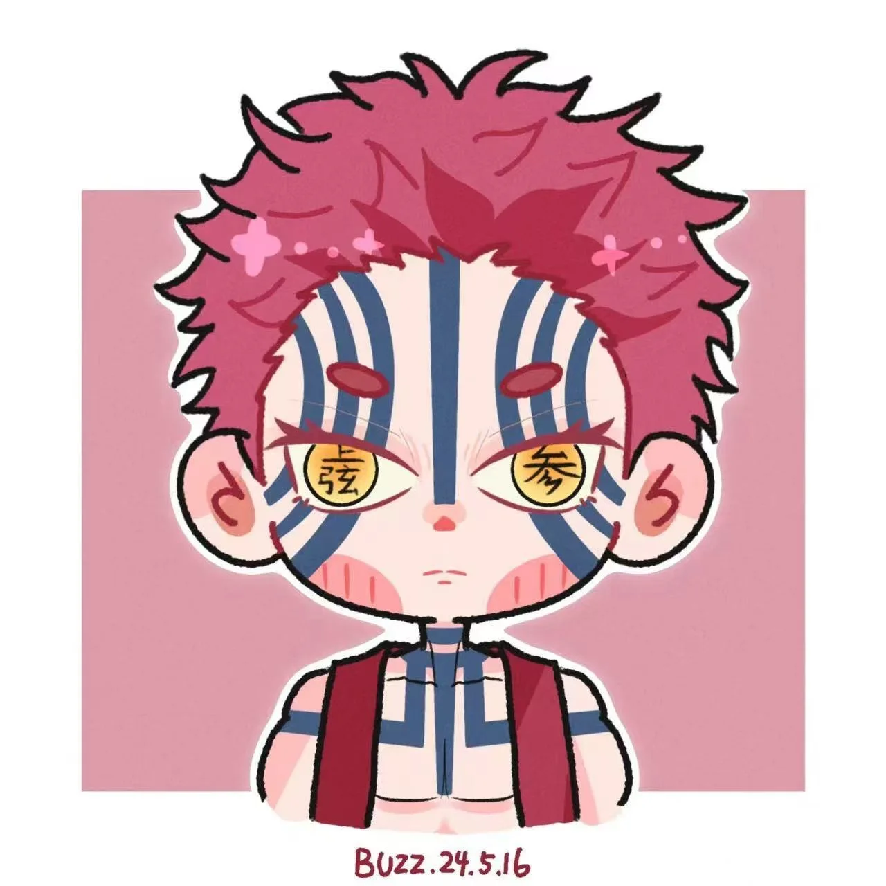 

Anime Role Hakuji Akaza Handsome Plush Doll Body Cartoon Dress Up Cotton Toy Figures Dolls Plushies Xmas Gift