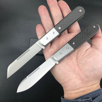 TRSKT DC53 Jack Folding Knife,Barlow Tactical Pocket Knives,Outdoor Camping Knife,Unboxing Edc Tool ,Ox bone/Carbon fiber Handle