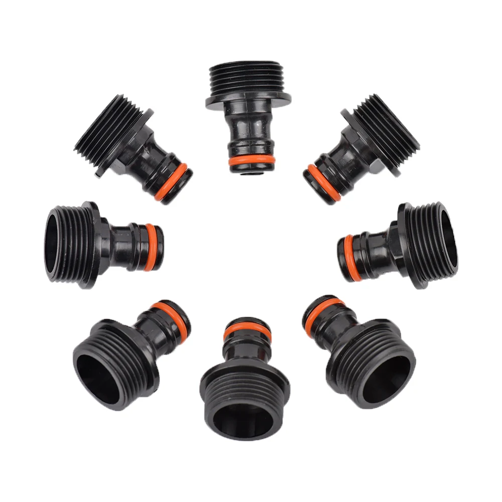 

5Pcs Quick Connector Nipple EURO 3/4 Inch Male Threaded Hose Pipe Adapter For Garden Tubing Drip Irrigation Watering System