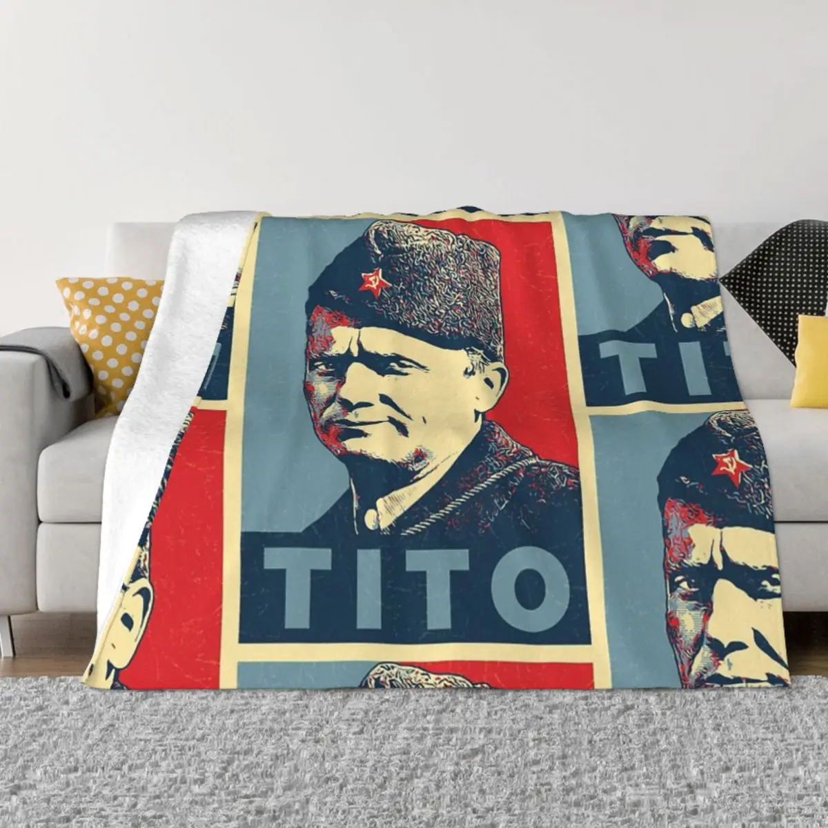 Josip Broz Tito A Ultra-Soft Micro Fleece Blanket