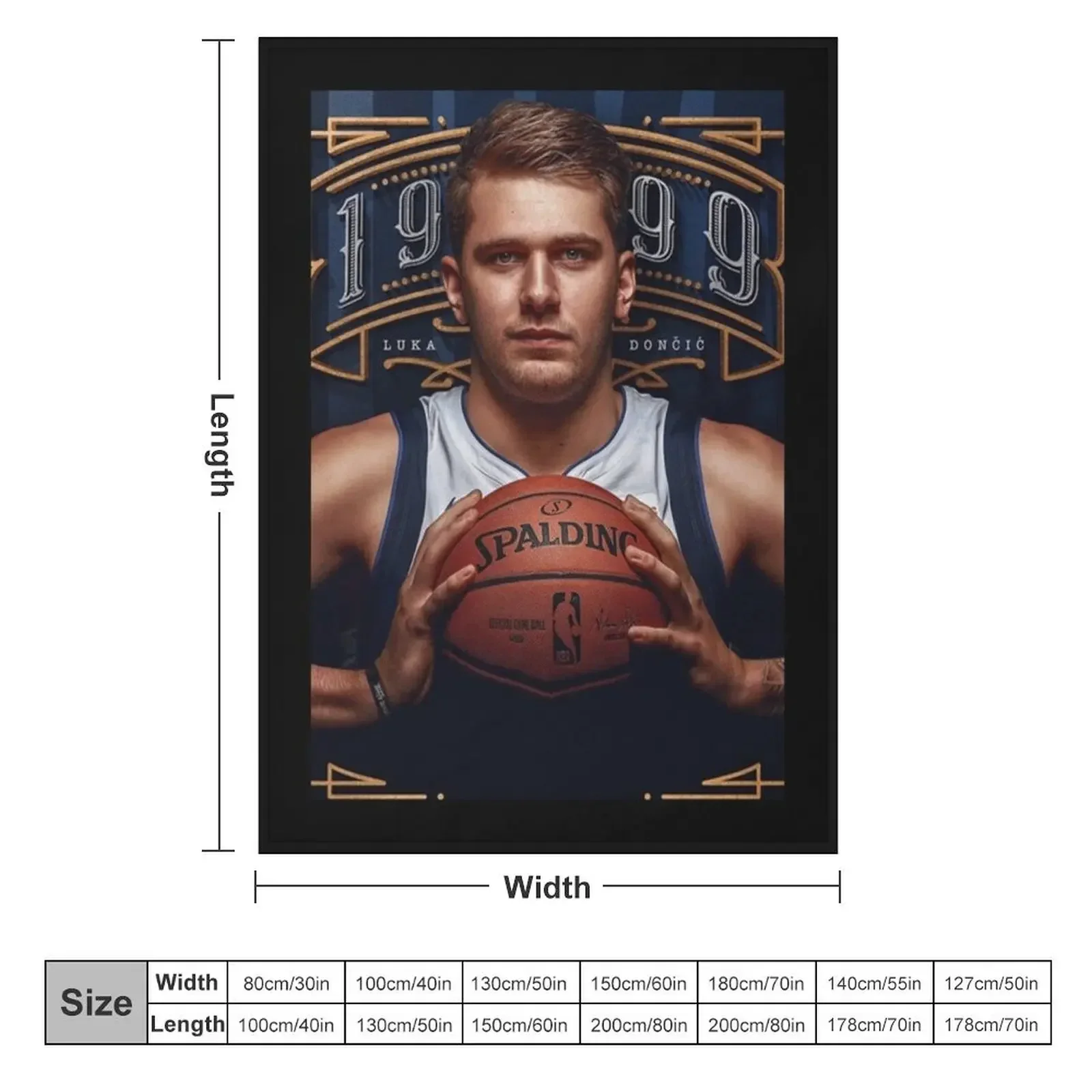 Doncic Luka Art Throw Blanket halloween Winter beds Blankets