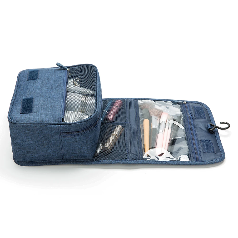 Hanging Cosmetic Bag Multifunction Portable Makeup Case Travel Toiletry Wash Make Up Storage Pouch Beautician Folding Makeup Bag