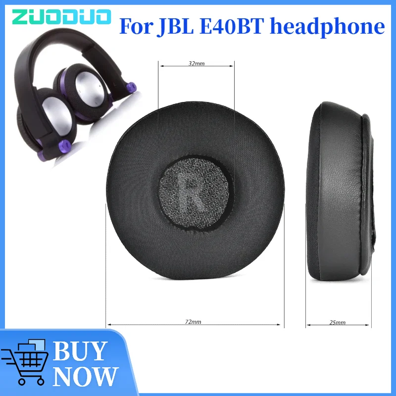

ZUODUO Replacement Earpads for JBL E40BT Headphones Earmuff Ear Cushion Pads