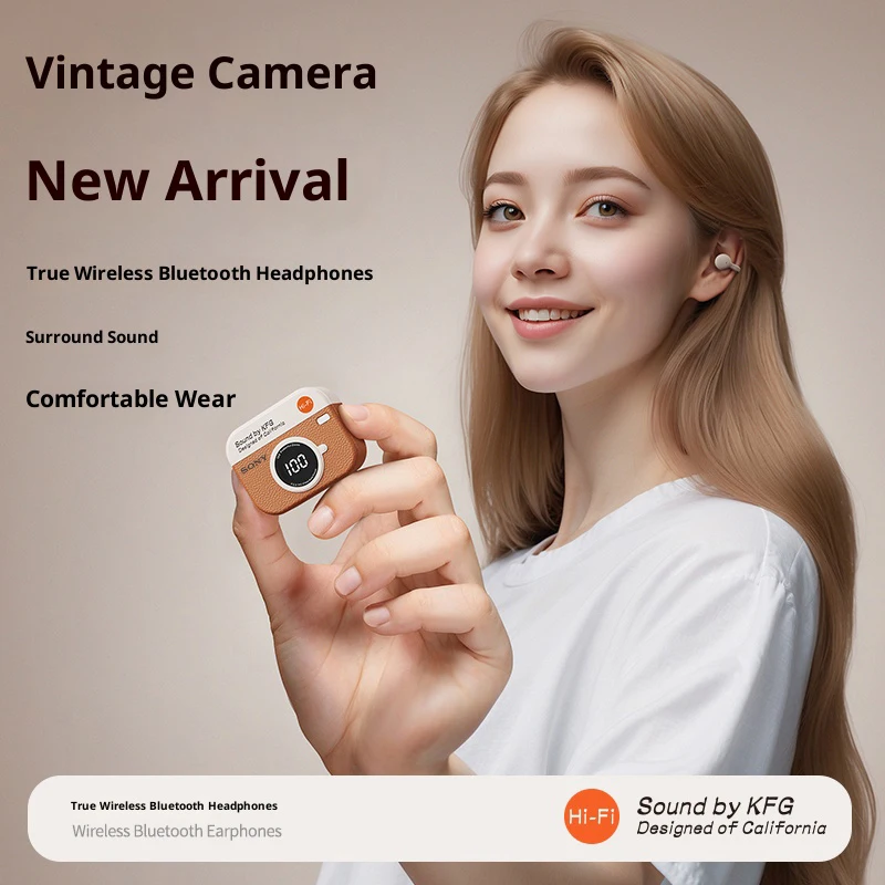 Imagen 5: Original Sony Q87 auriculares inalámbricos Bluetooth auriculares con micrófono cancelación de ruido auriculares Clip oreja música deportes tapones para los oídos para juegos