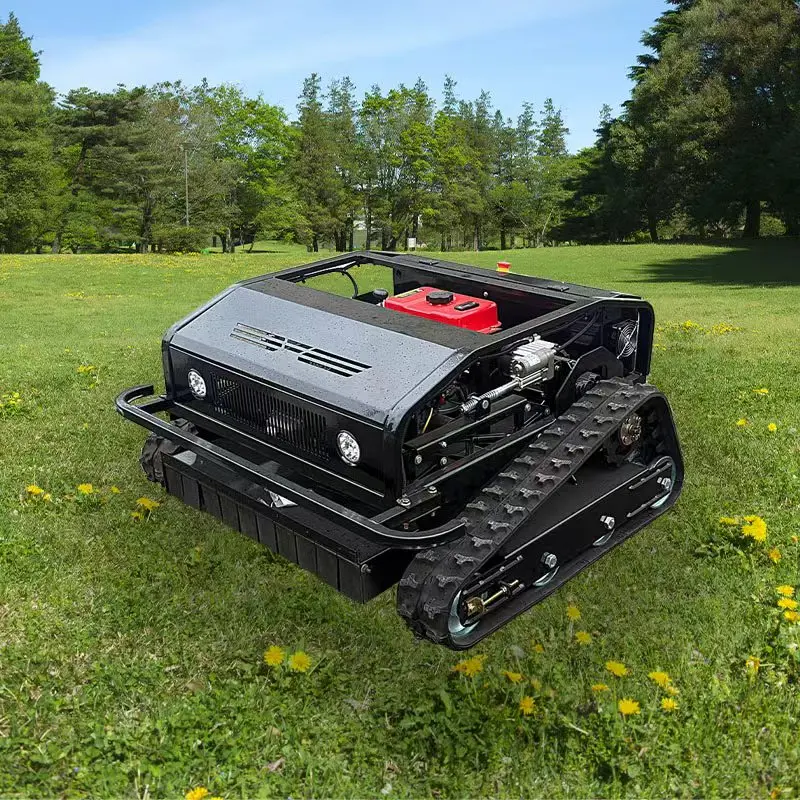 

Customized high-quality CE-certified agricultural lawnmower, tracked brush cutter, remote-controlled robot lawnmower
