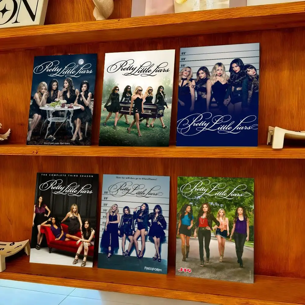 P-Pretty Little L-Liars Poster HD Art Sticky Wall Waterproof Home Bedroom Bar Aesthetic Decoration Perfect Room Decor