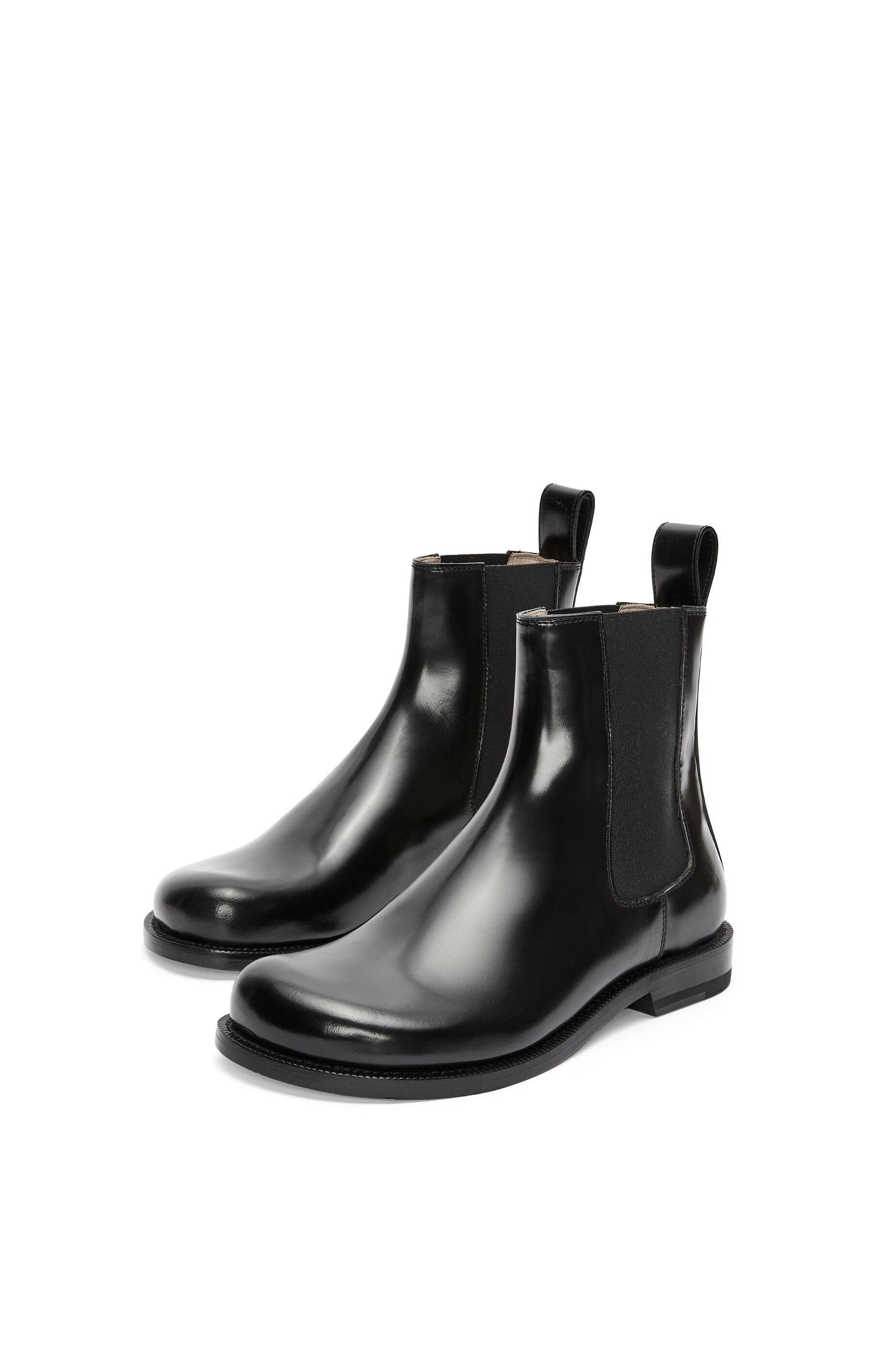 Women's Campo Chelsea Boot In Calfskin Black Runway Boots