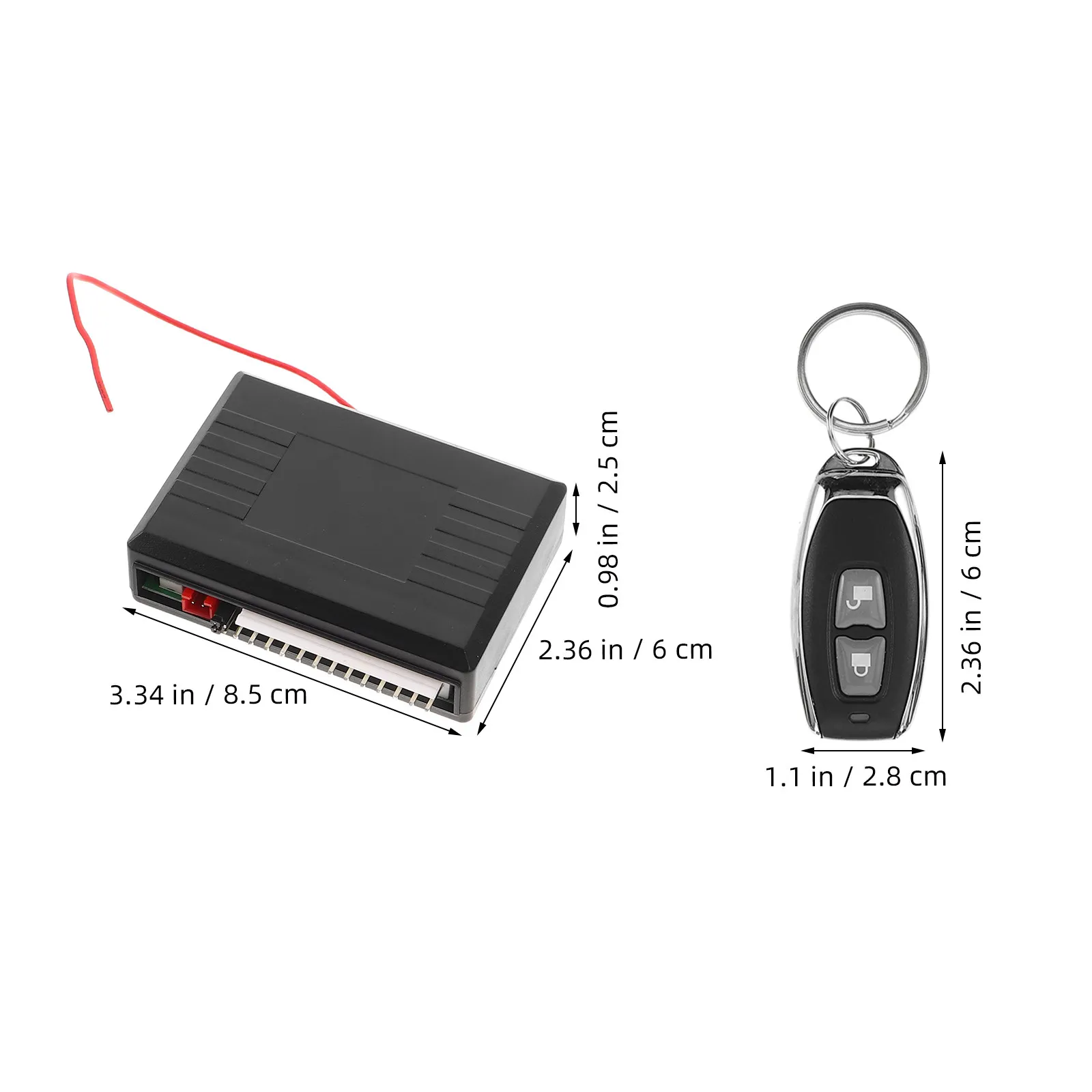 1Set Car Keyless Entry Set Central Locking System Remote Key Fob Replacement Car Door Lock Keyless Entry Security Kit view 2